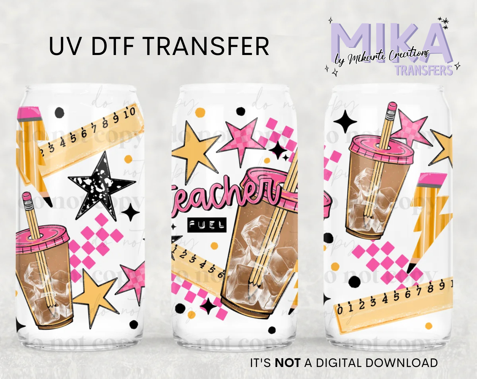 Teacher Fuel | UV DTF