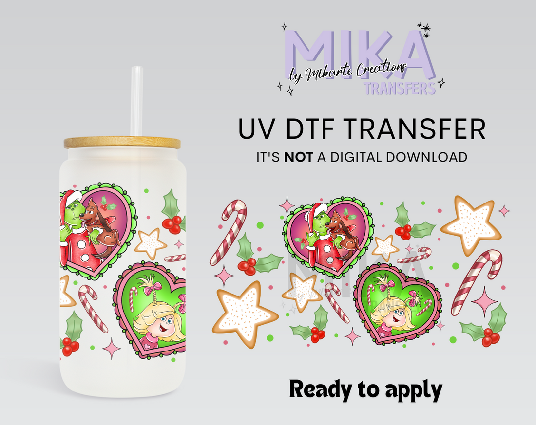 XMAS Hearts | UV DTF