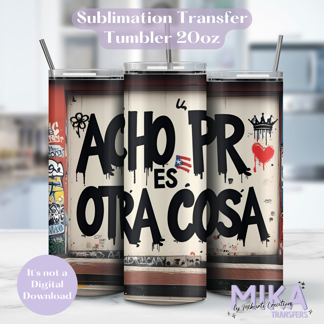 PR es otra Cosa | Tumbler Sublimation Transfer