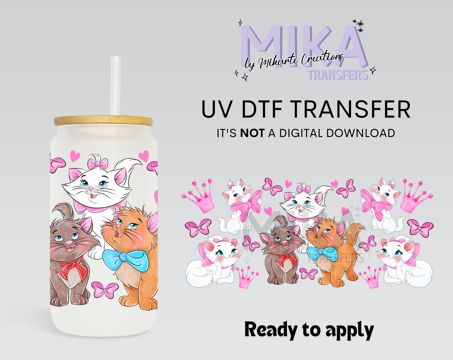 Cat Pink | UV DTF