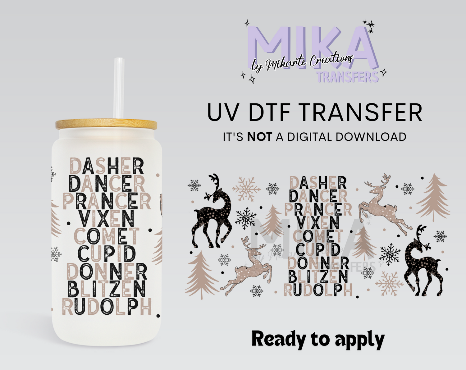 Reindeer | UV DTF