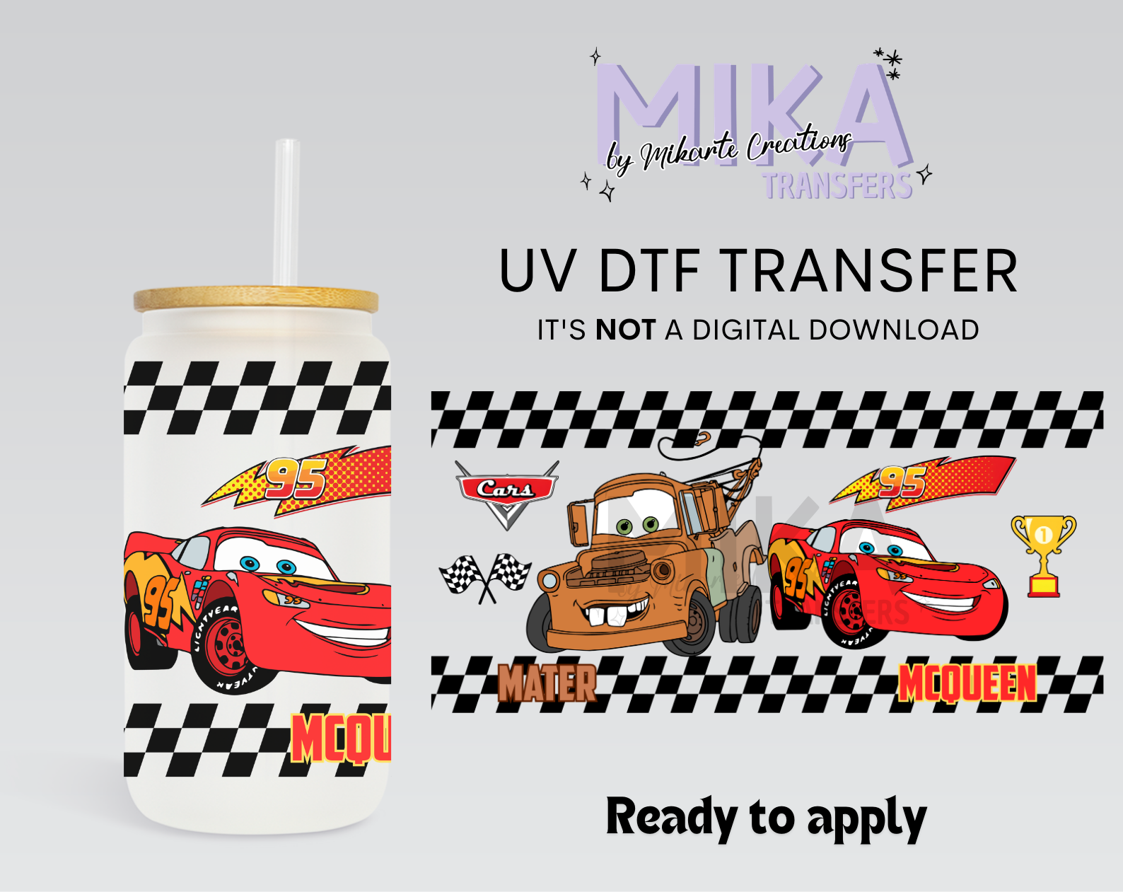 Cars Friends | UV DTF