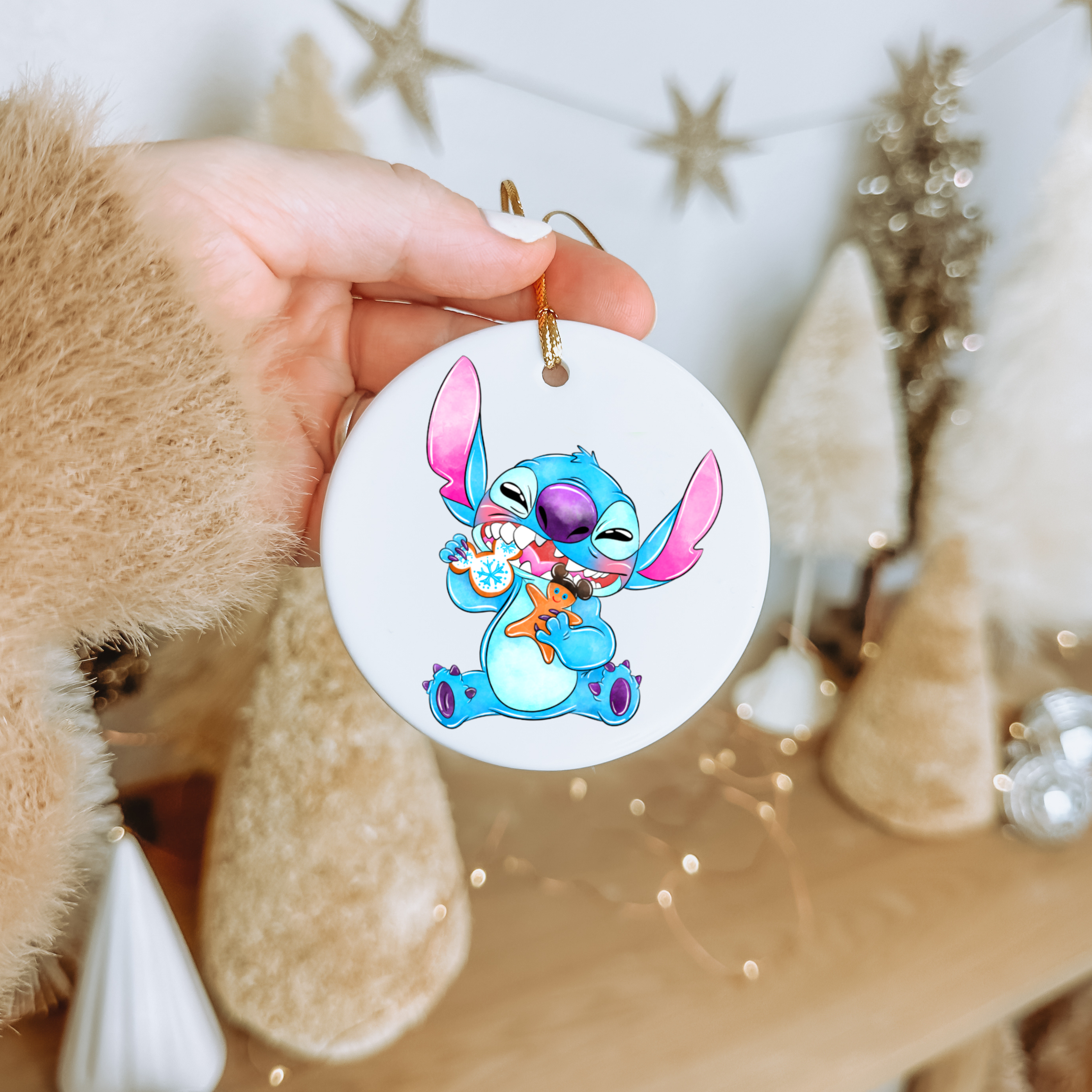 Alien Christmas | Ornament UV DTF Sticker