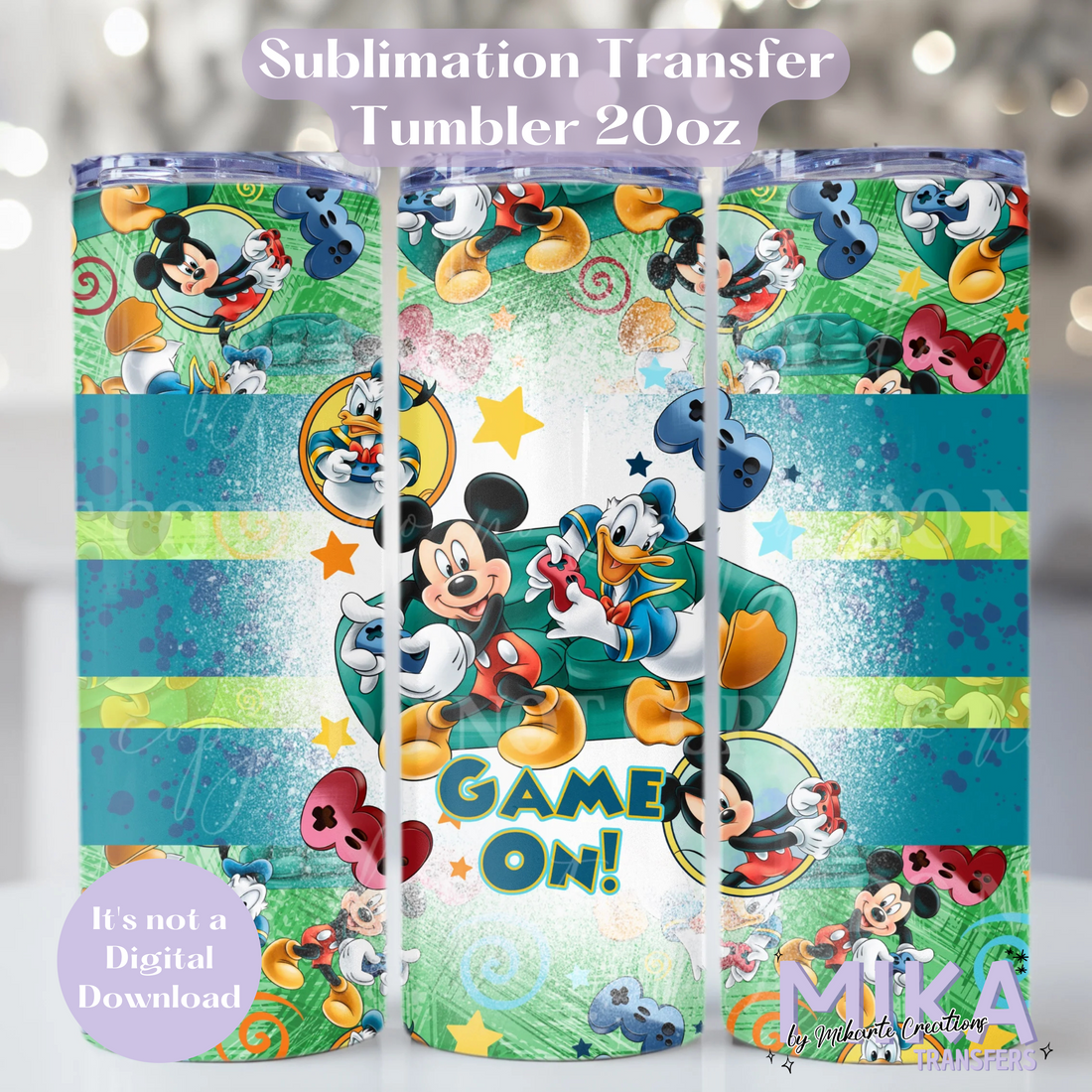 Game On! | Tumbler Sublimation Transfer