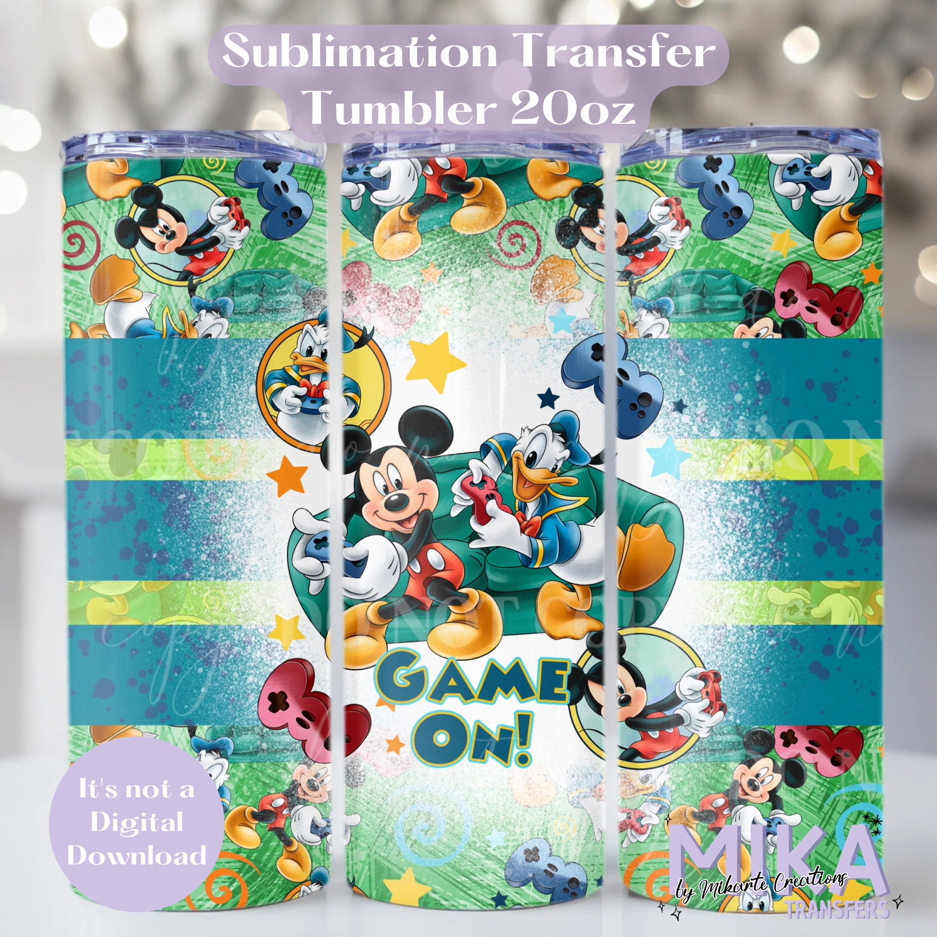 Game On! | Tumbler Sublimation Transfer