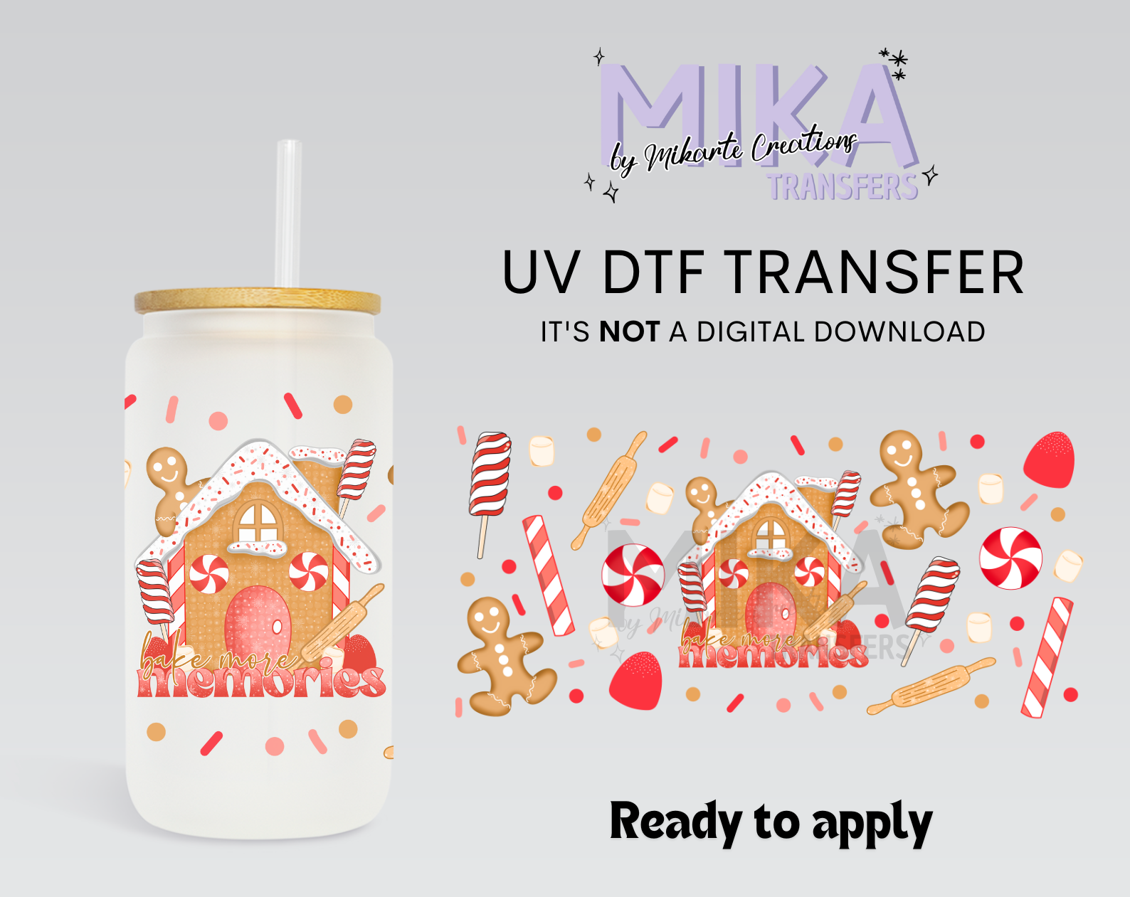 Bake more memories | UV DTF