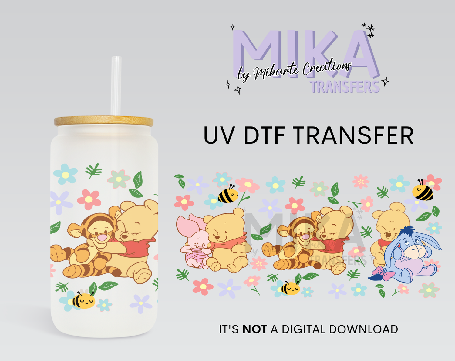 Bear Spring | UV DTF Wrap