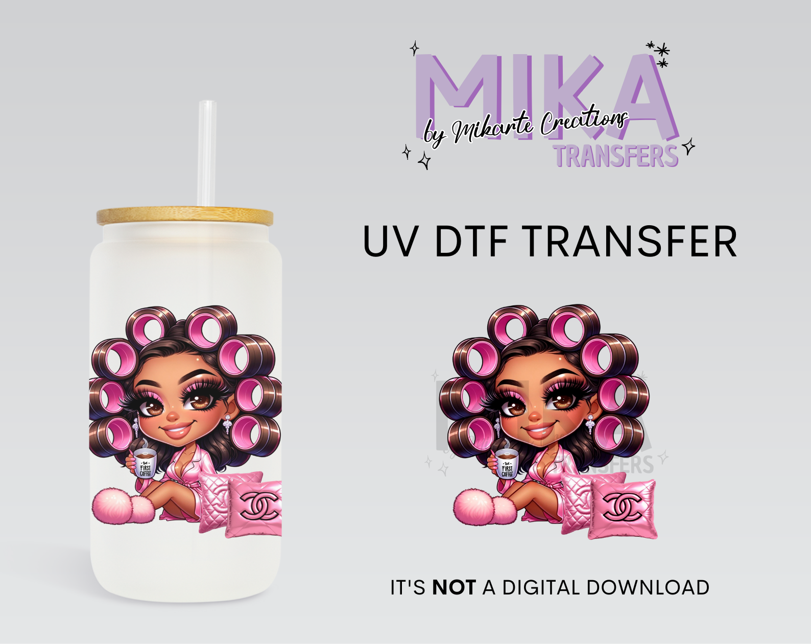 Pink Chibi Dolls | UV DTF Decal