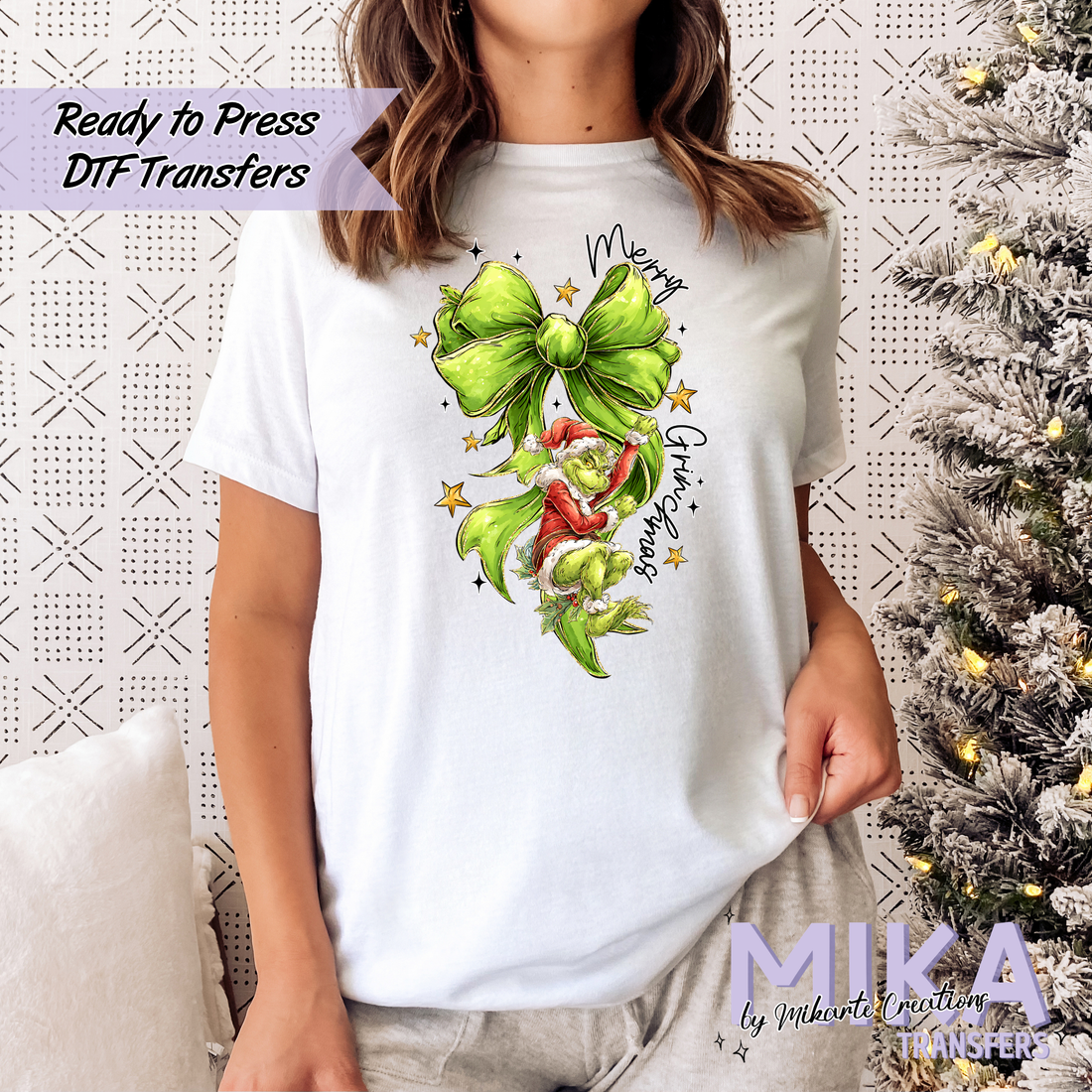 Green Christmas | DTF transfers