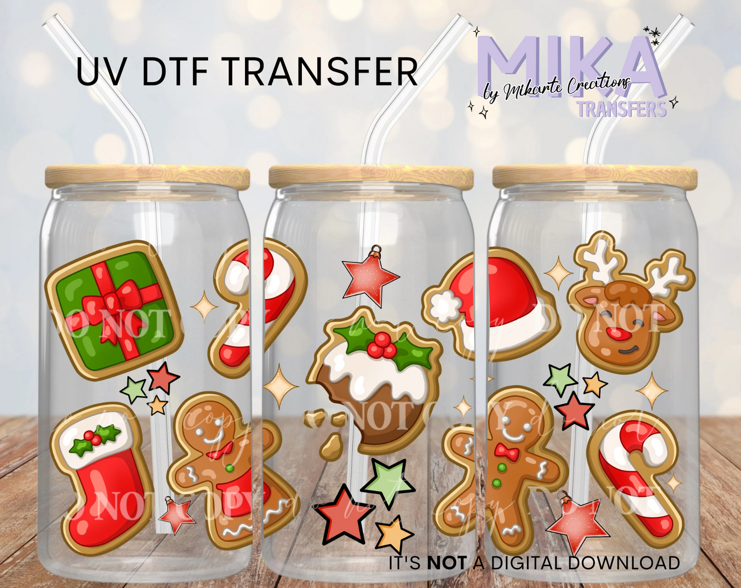 Christmas Cookies | UV DTF