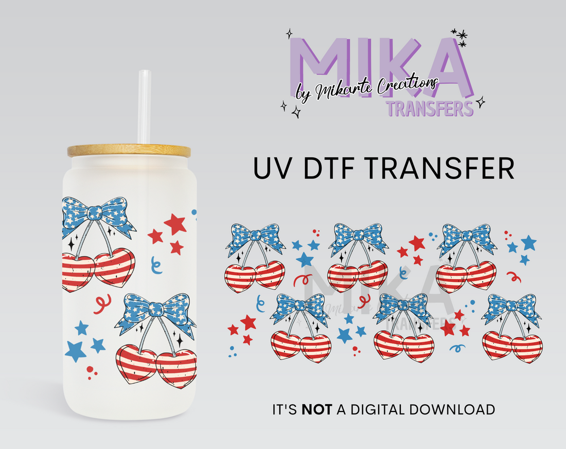 Cherry Coquette | UV DTF Wrap