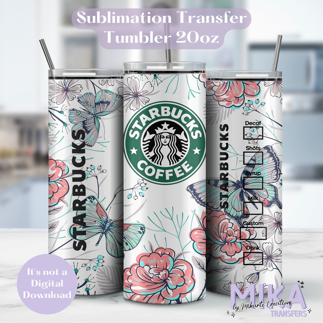 Coffee SB | Tumbler Sublimation Transfer