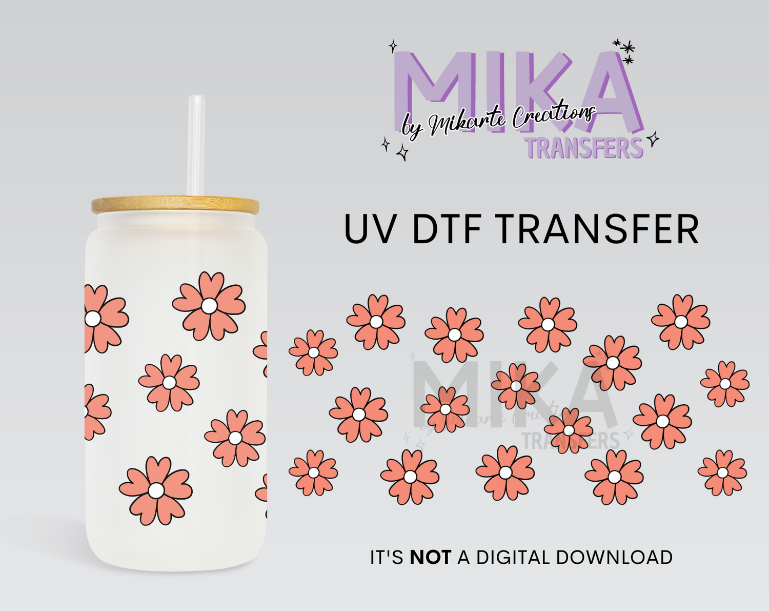 Flower spring | UV DTF Wrap