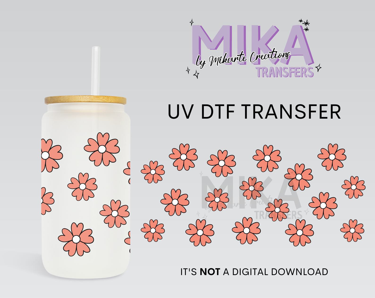 Flower spring | UV DTF Wrap