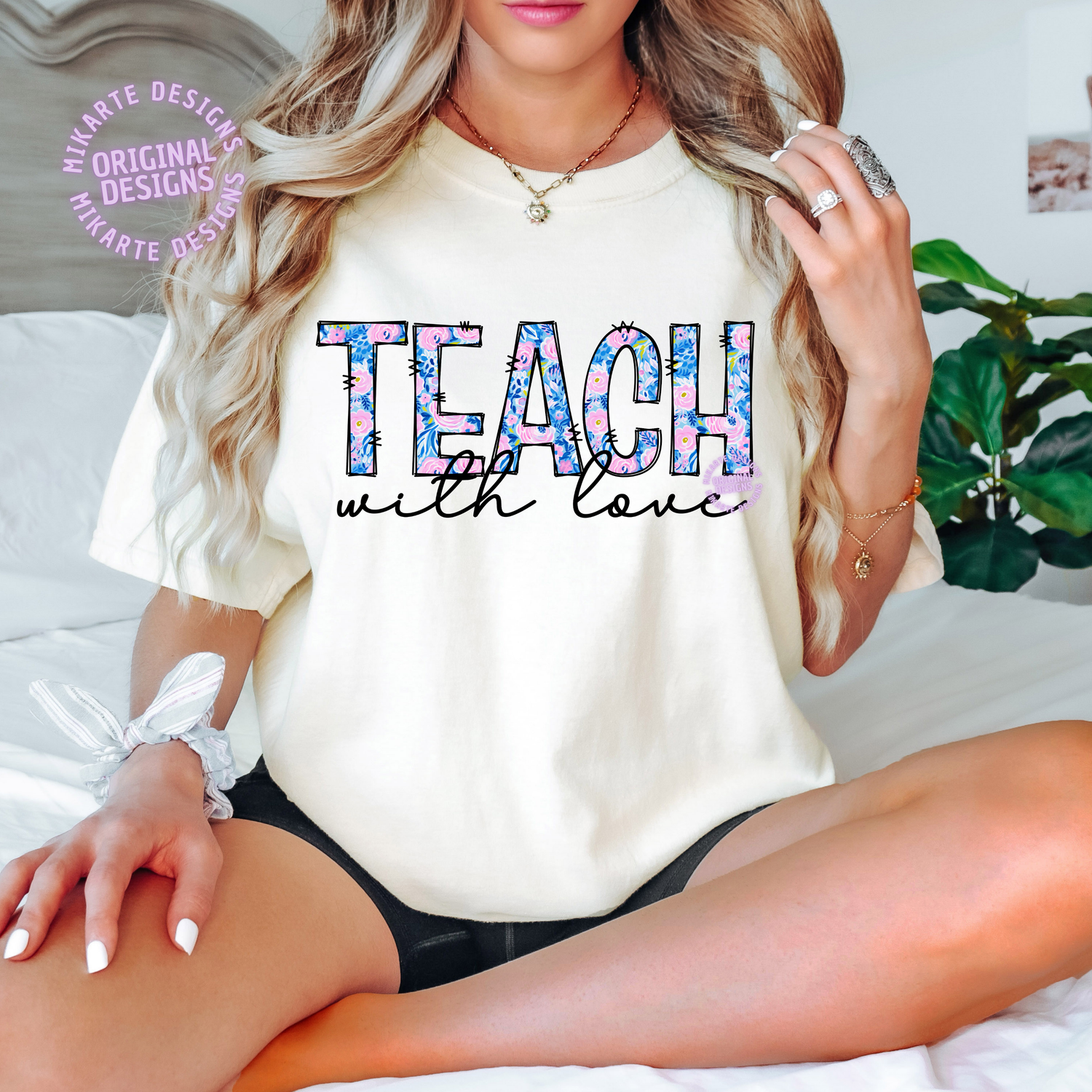 Teach with Love | PNG Digital Design