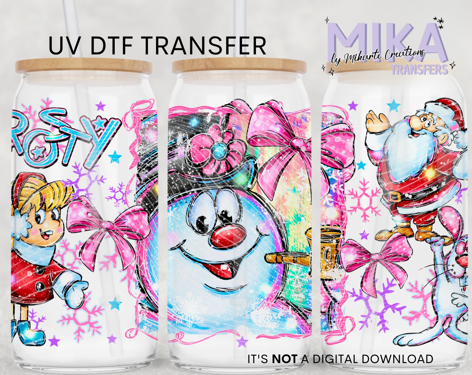 Snowman Girly | UV DTF