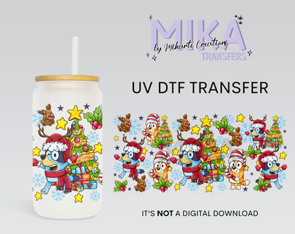 Blue Christmas | UV DTF Wrap