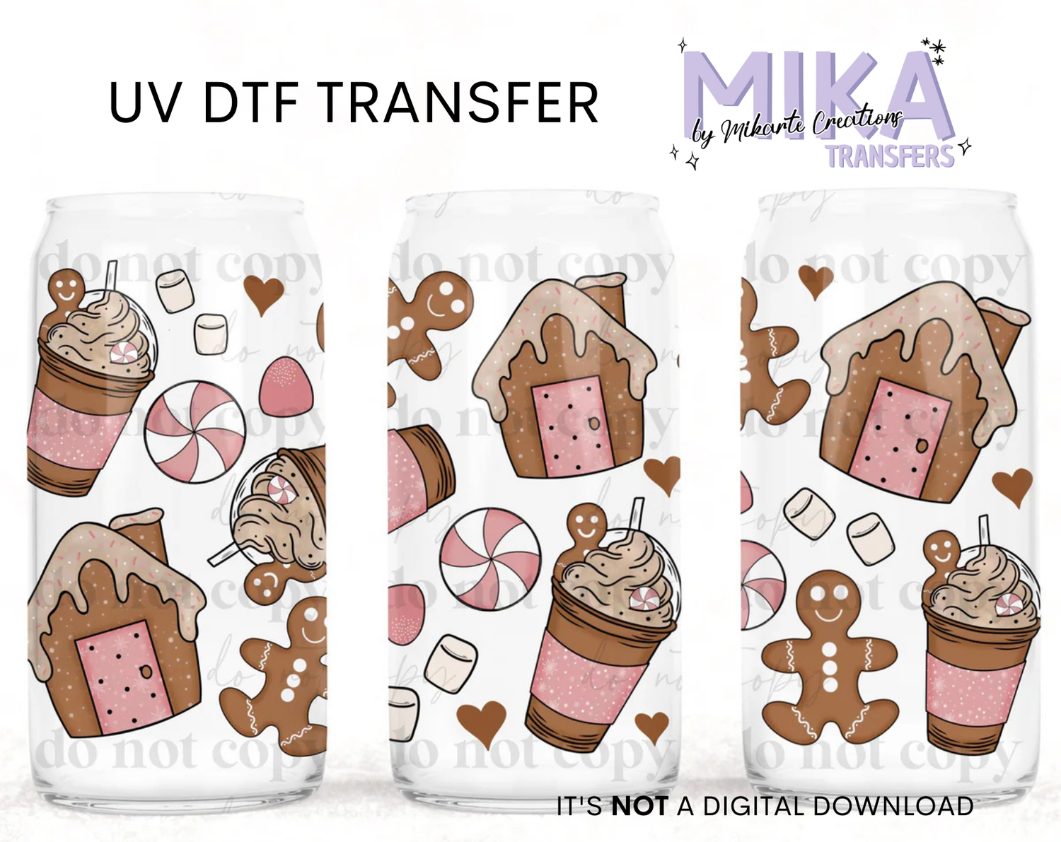 Gingerbread Frappe | UV DTF