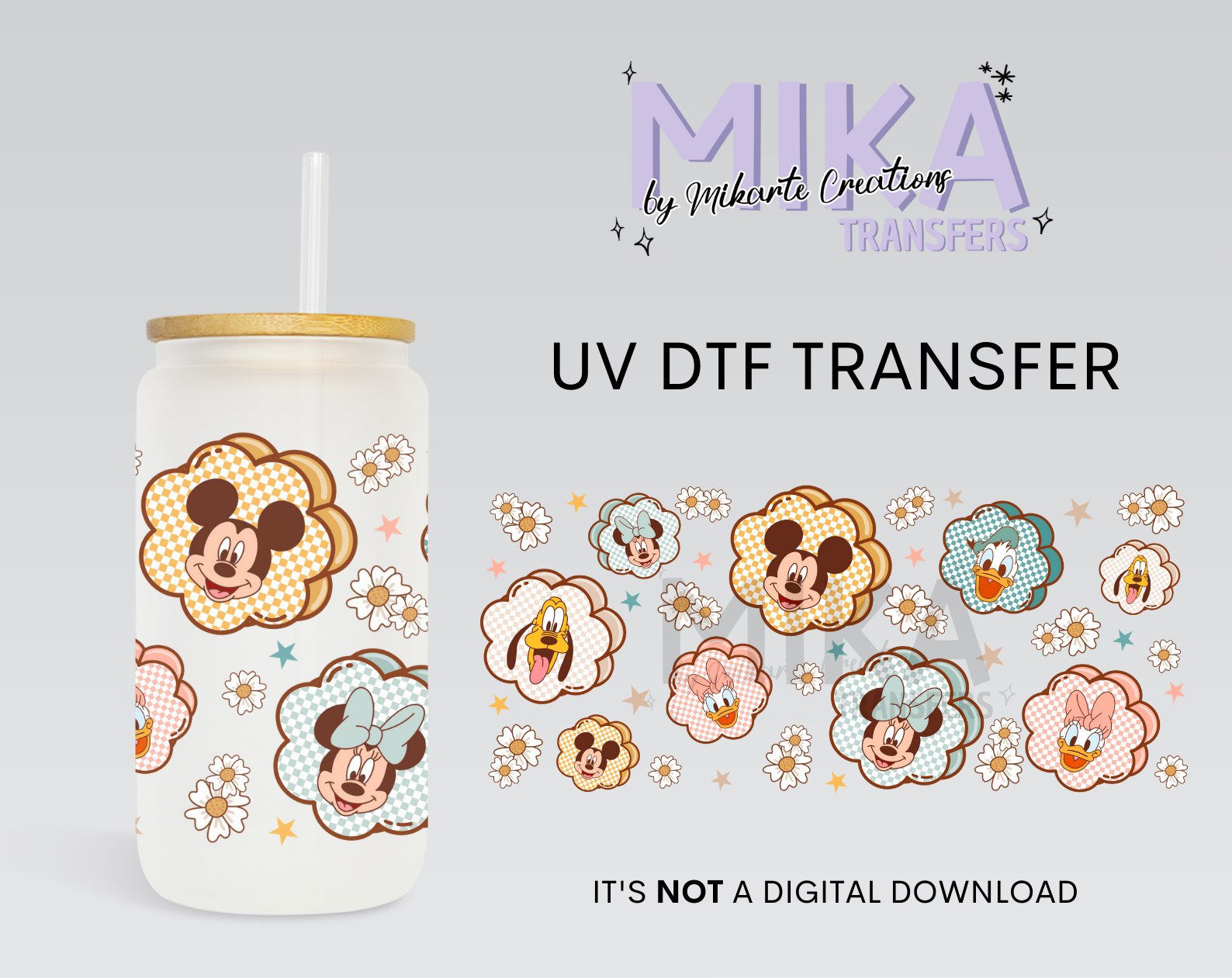 Cute Mouse | UV DTF Wrap