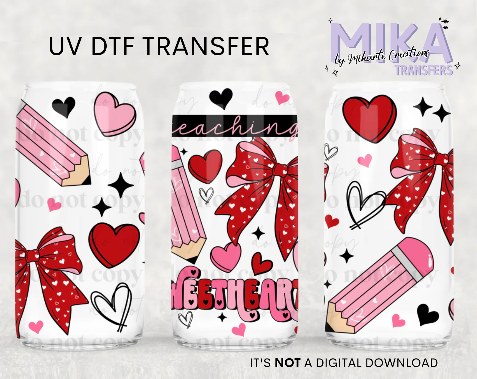Enseñando Cariños | UV DTF