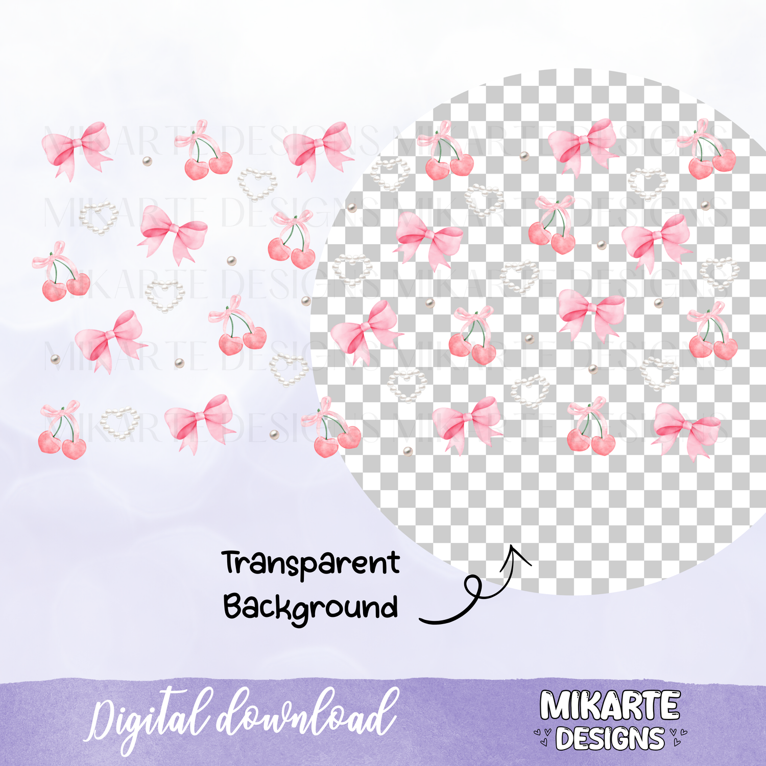 Coquette Girly | 16oz Glass Can PNG Digital Design