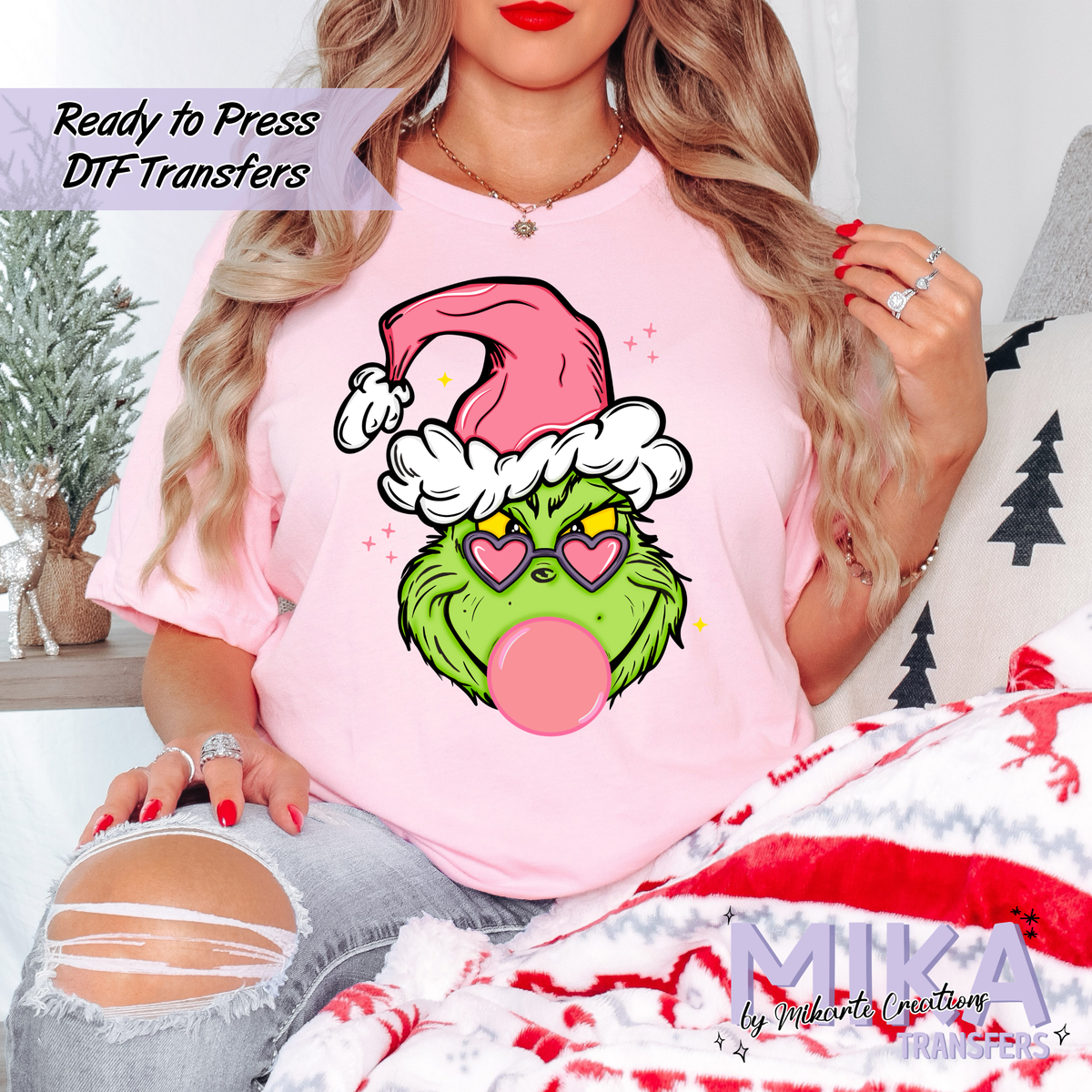 Pink bubblegum Mean Pink | DTF Transfers