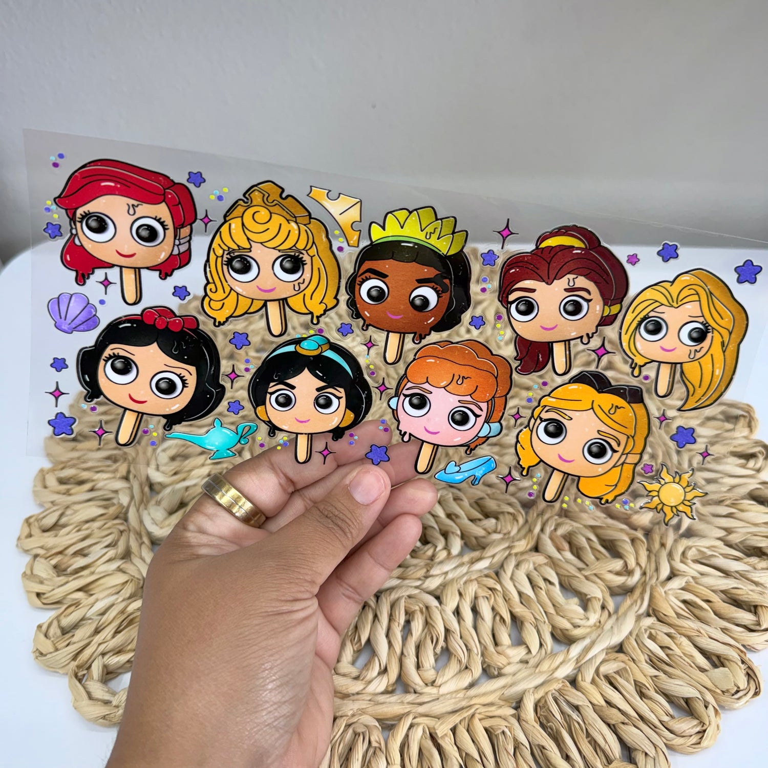 Princesses popsicle | UV DTF