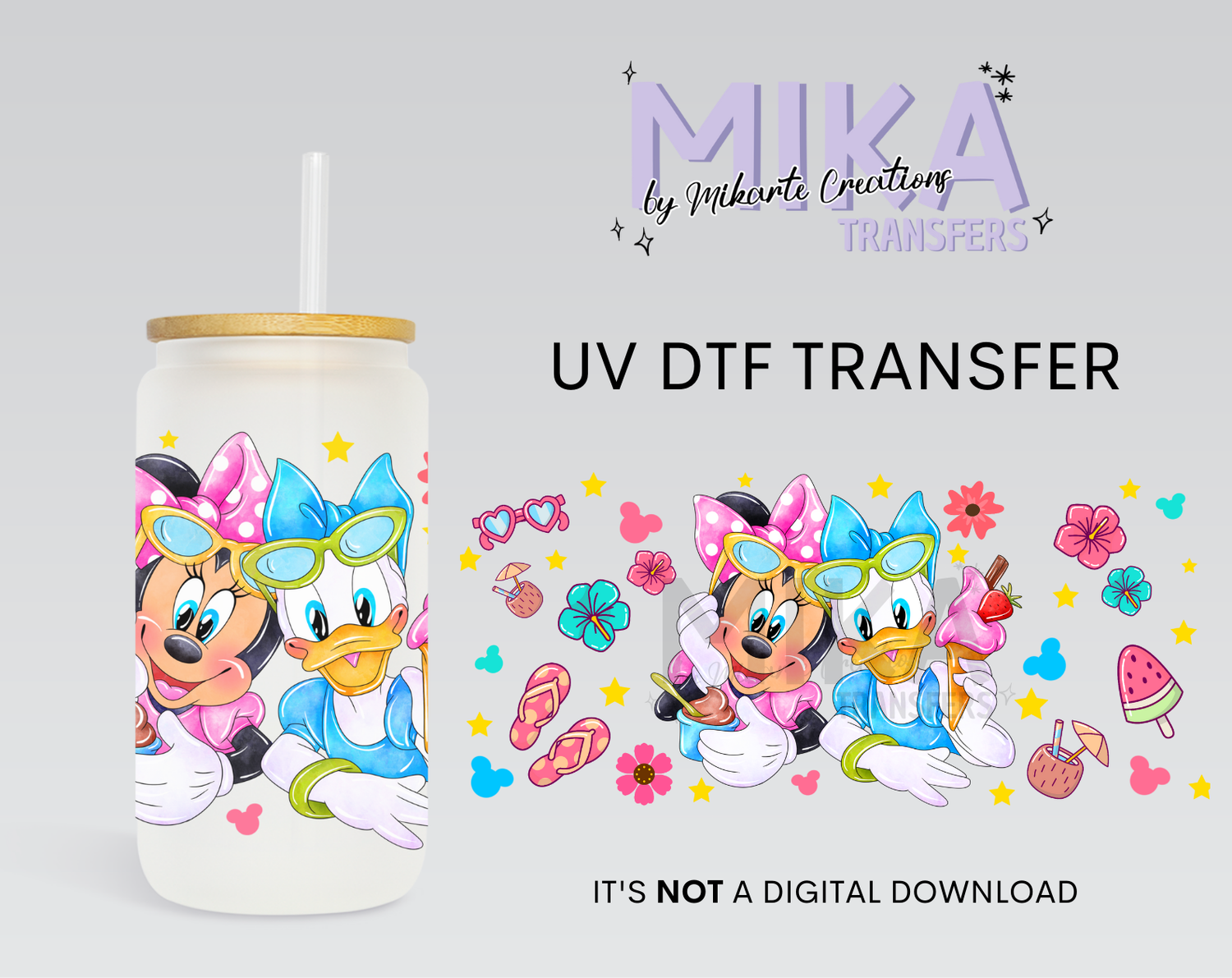 Amigas | UV DTF Wrap