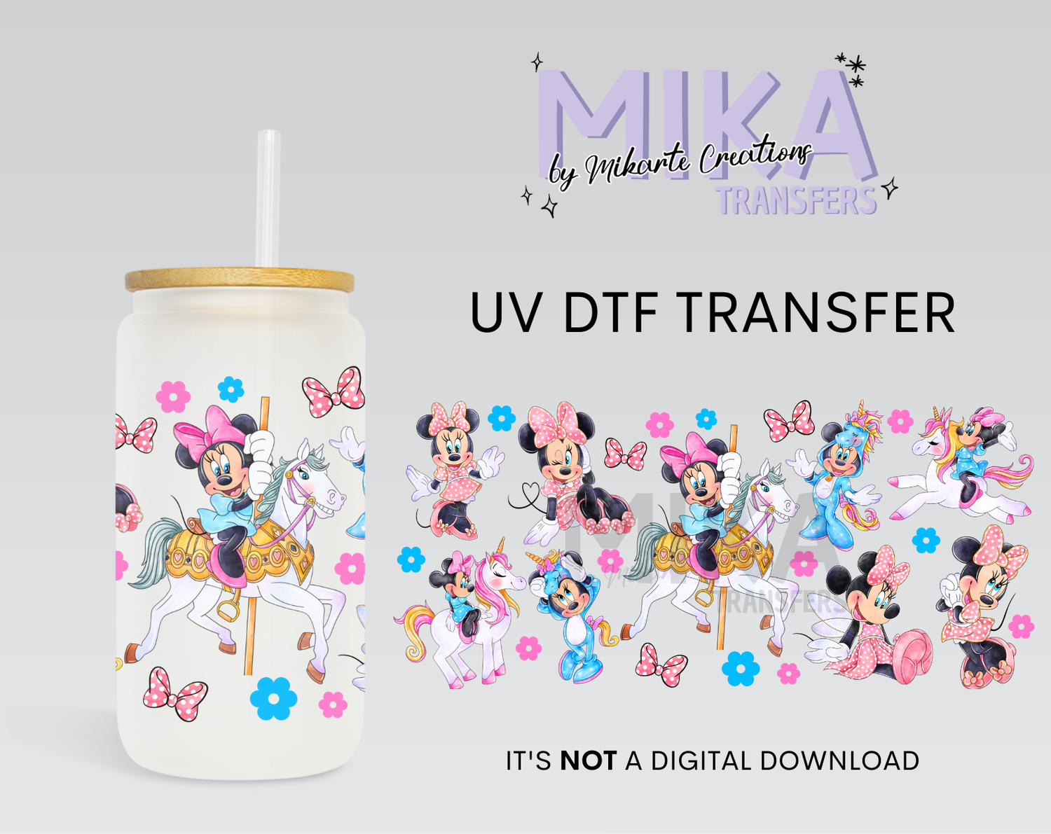 Girl Mouse | UV DTF Wrap