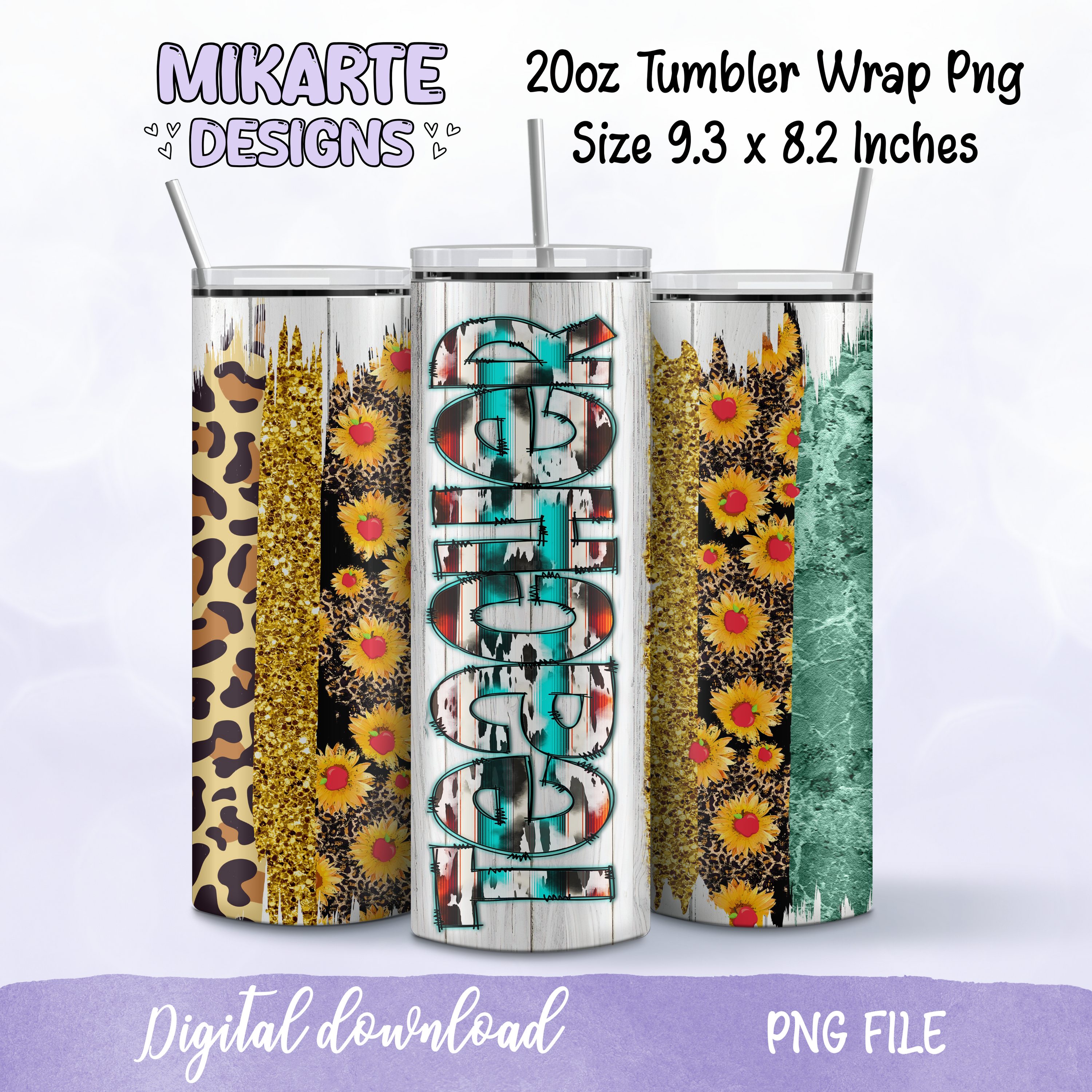Maestra | Diseño Digital PNG para Vaso Térmico