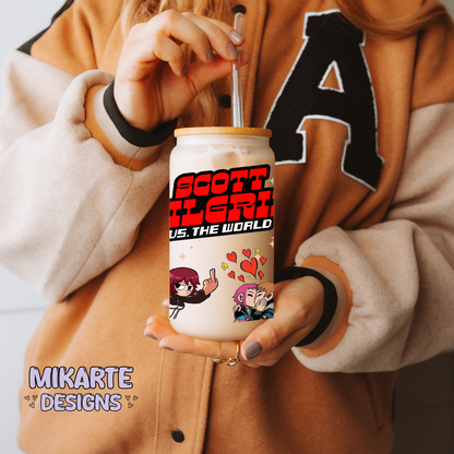 Anime | 16oz Glass Can PNG Digital Design