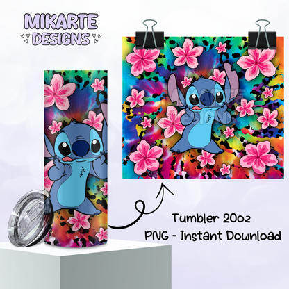 Stitch Summer | Tumbler PNG Digital Design
