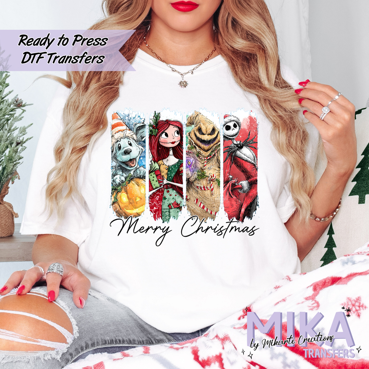 Skeleton Christmas | DTF Transfers