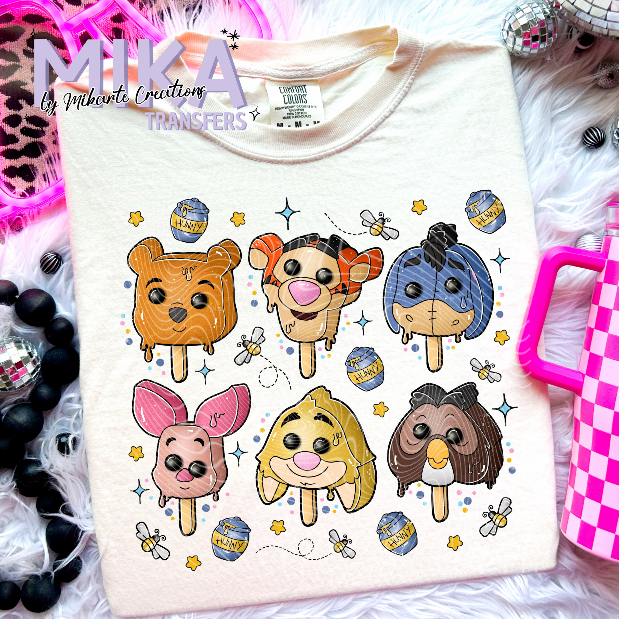 Bear &amp; Friend popsicle | DTF Transfer