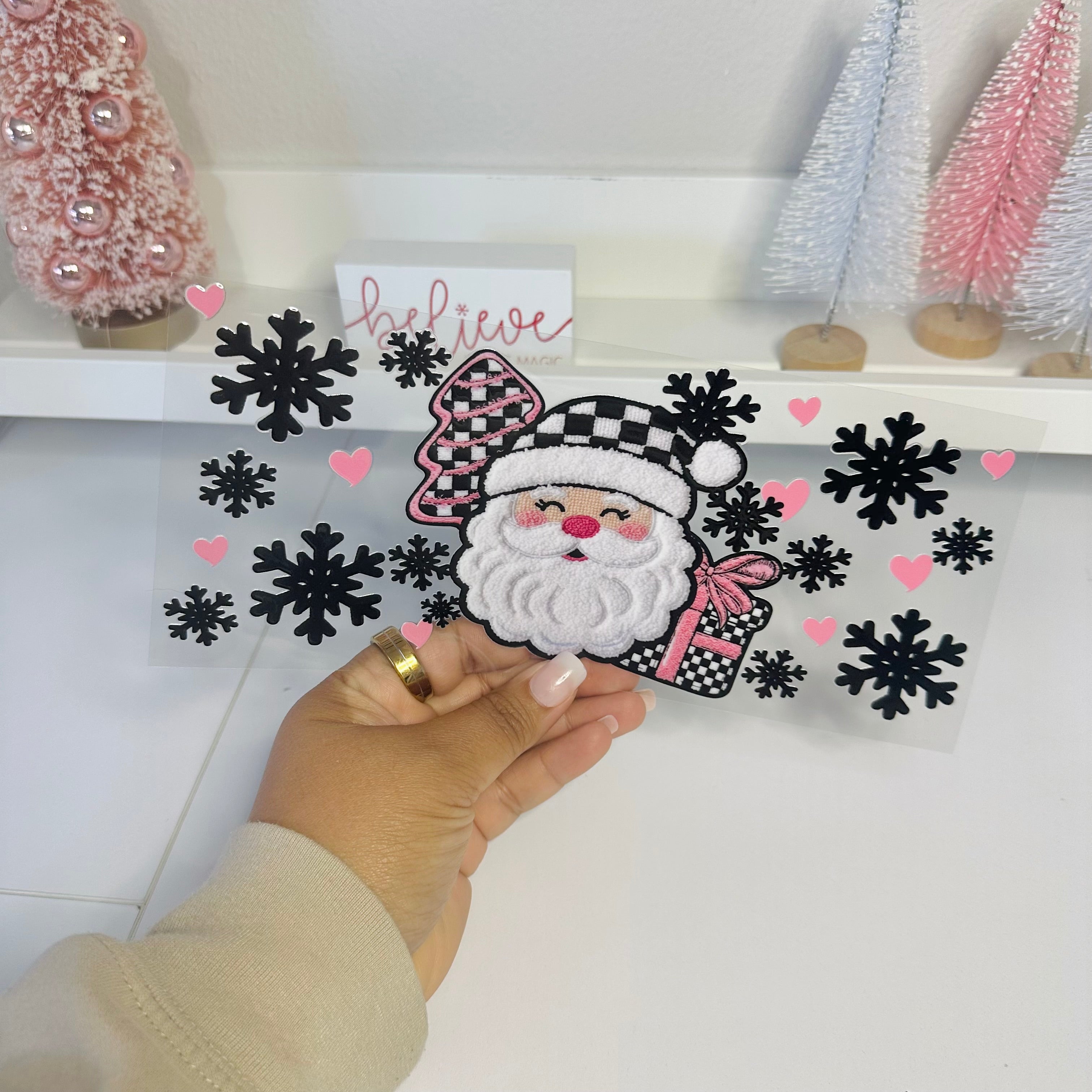 Fuzzy Santa | UV DTF