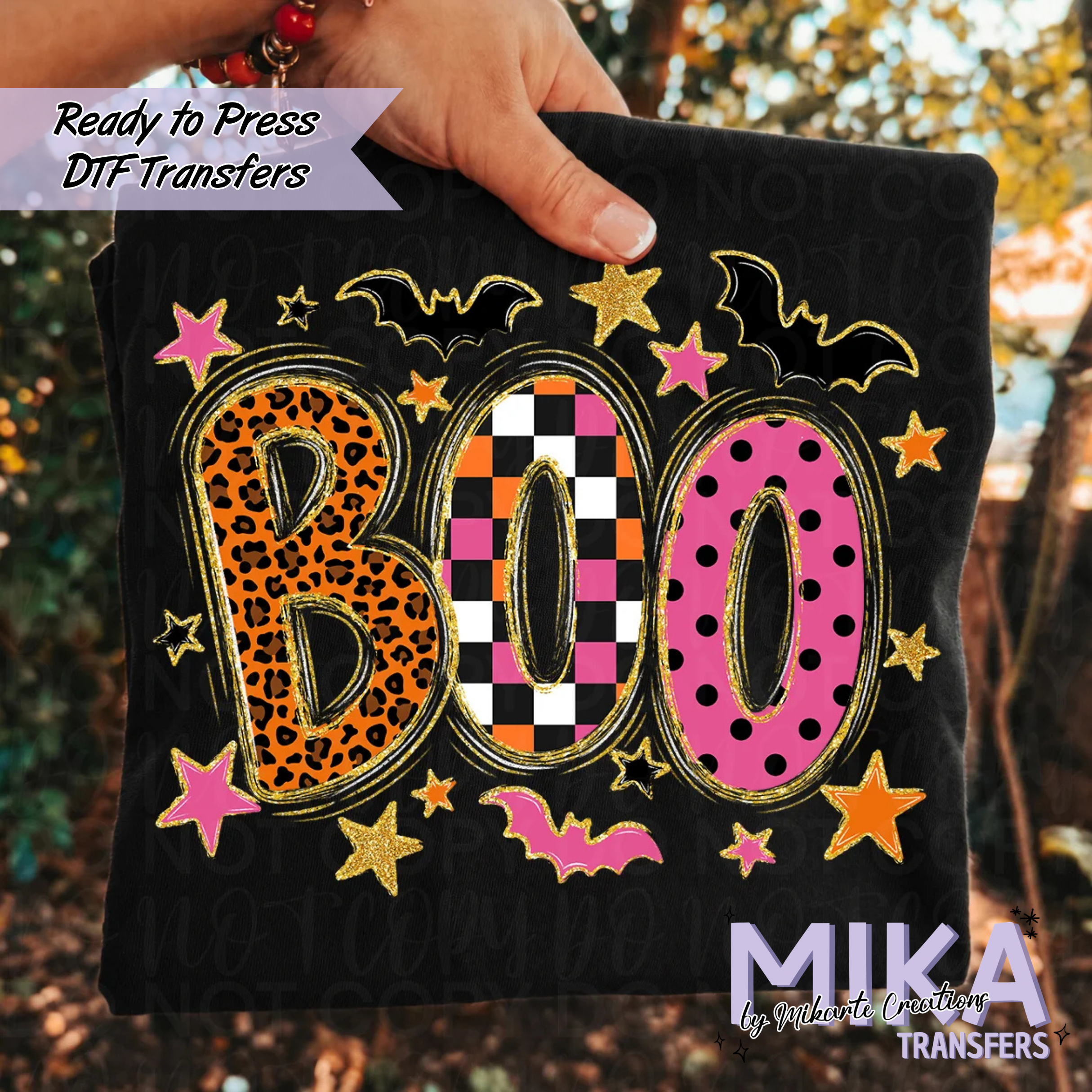 BOO Halloween | DTF Transfer