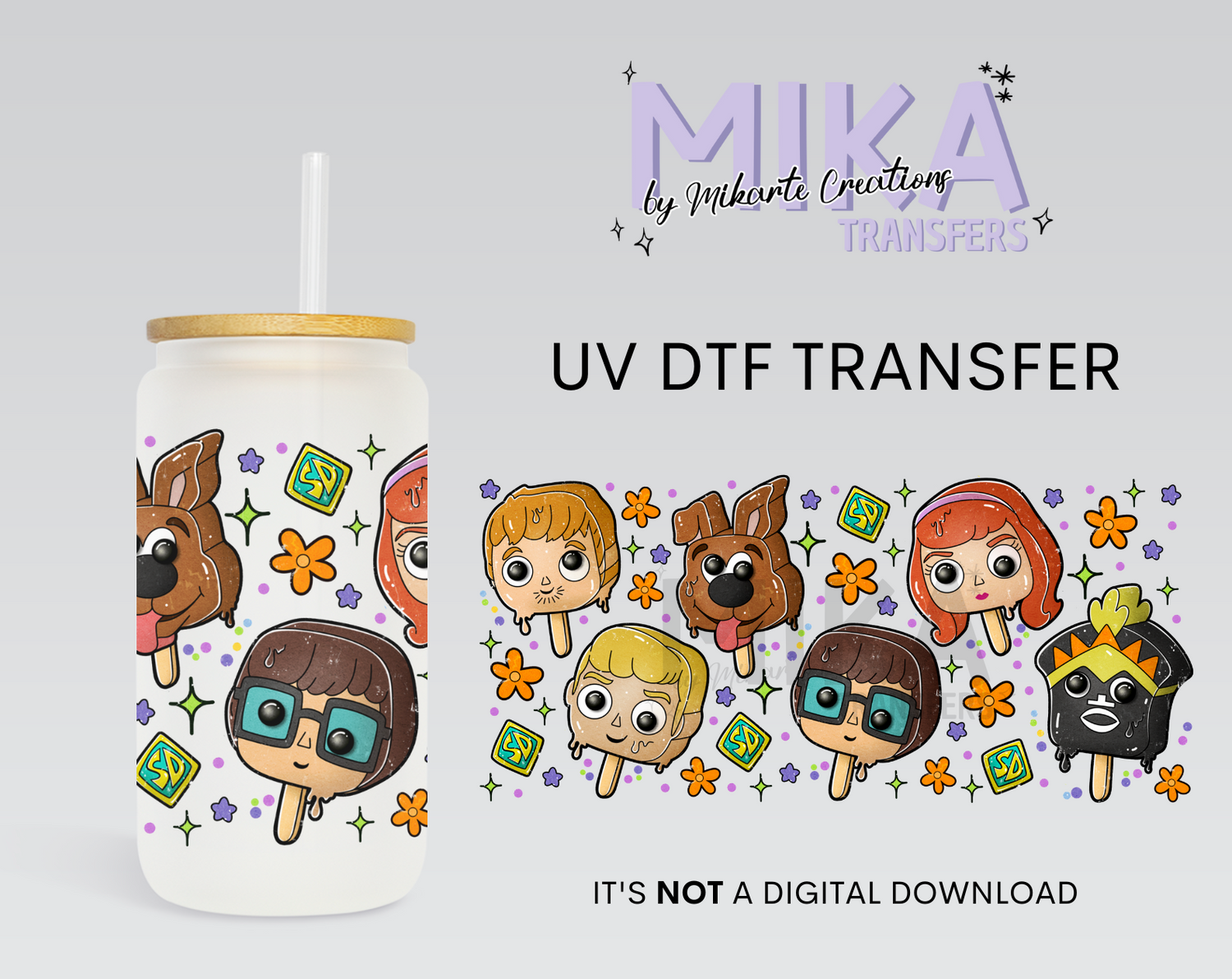 Scooby popsicle | UV DTF Wrap