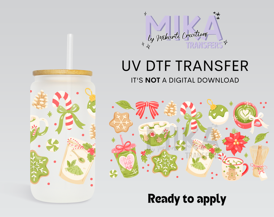 Christmas matcha | UV DTF