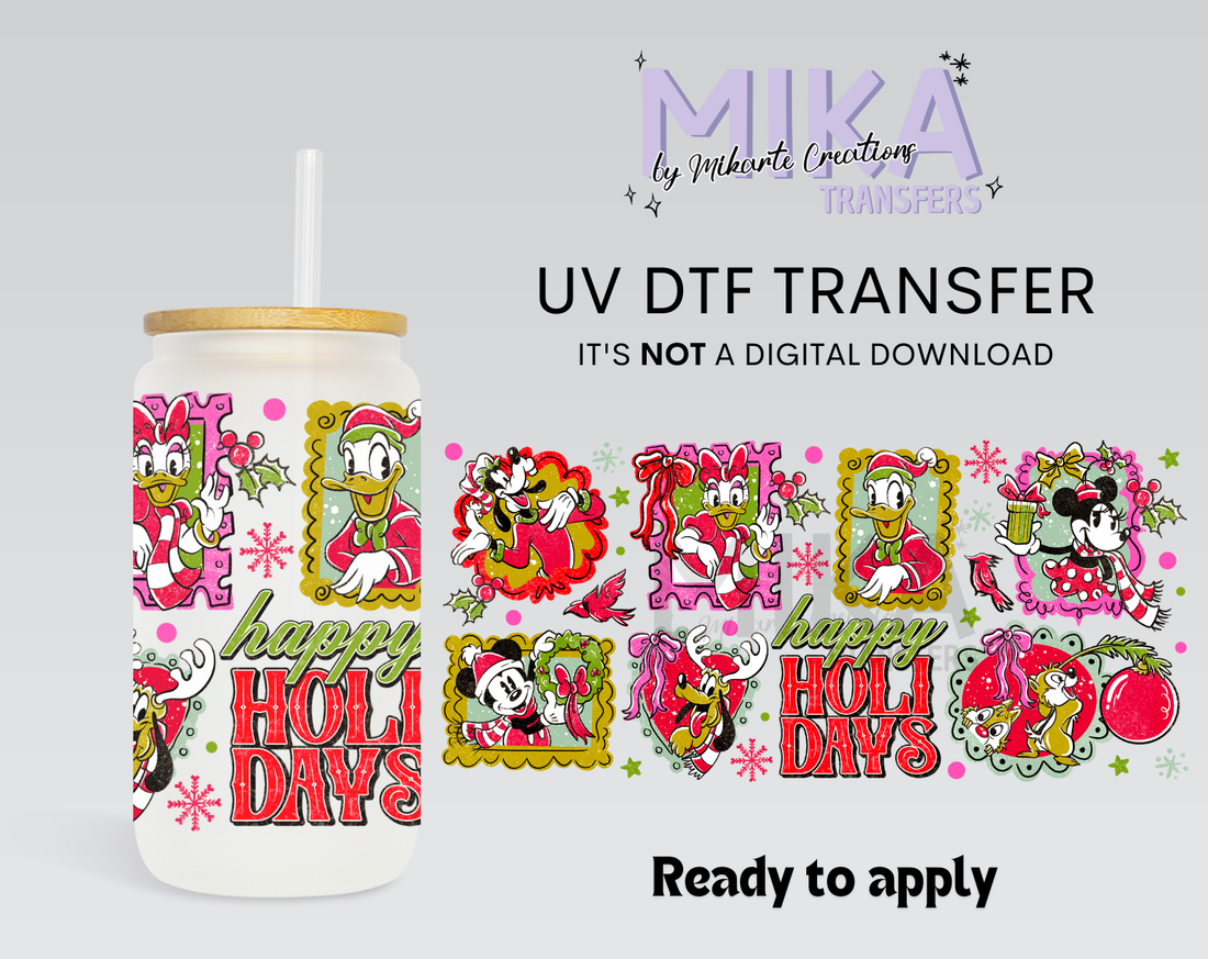 Happy Holidays | UV DTF
