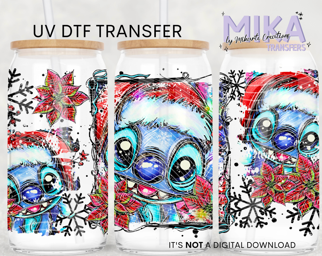 Blue Guy Christmas | UV DTF