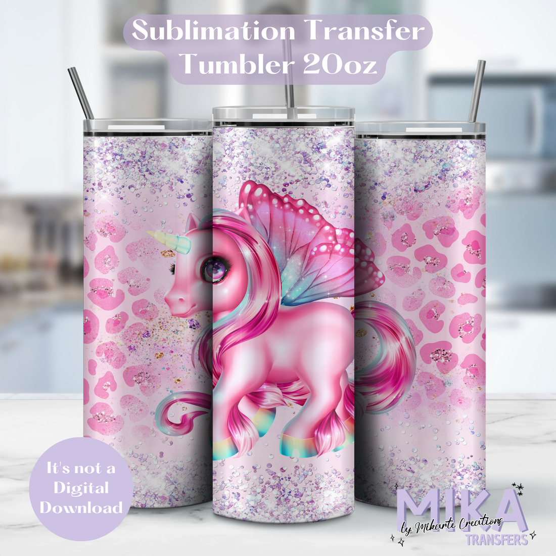 Unicorn | Tumbler Sublimation Transfer