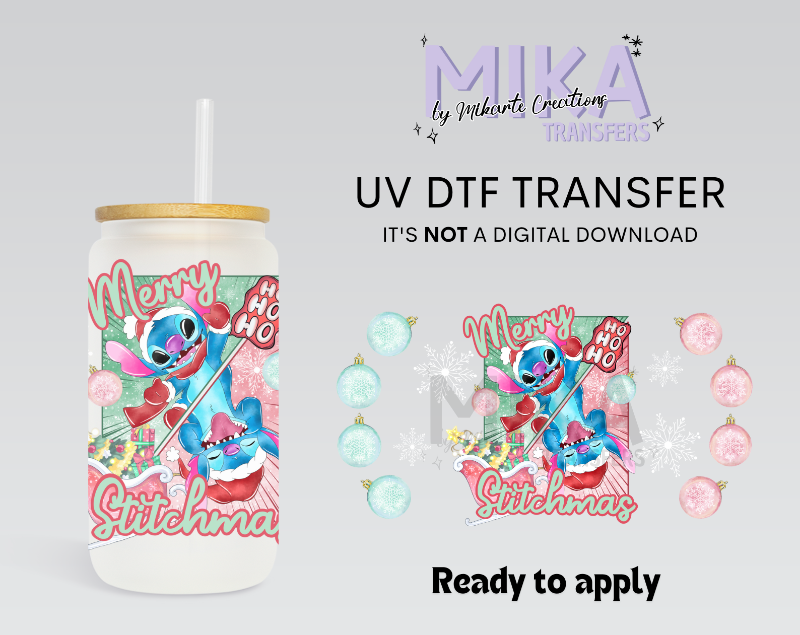 Merry Stitchmas | UV DTF