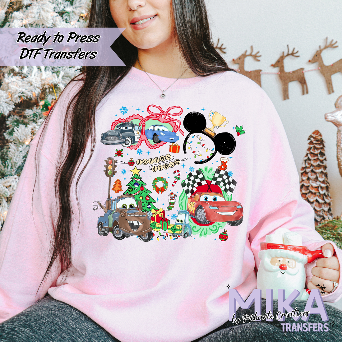 Car Christmas Locket | DTF transfers