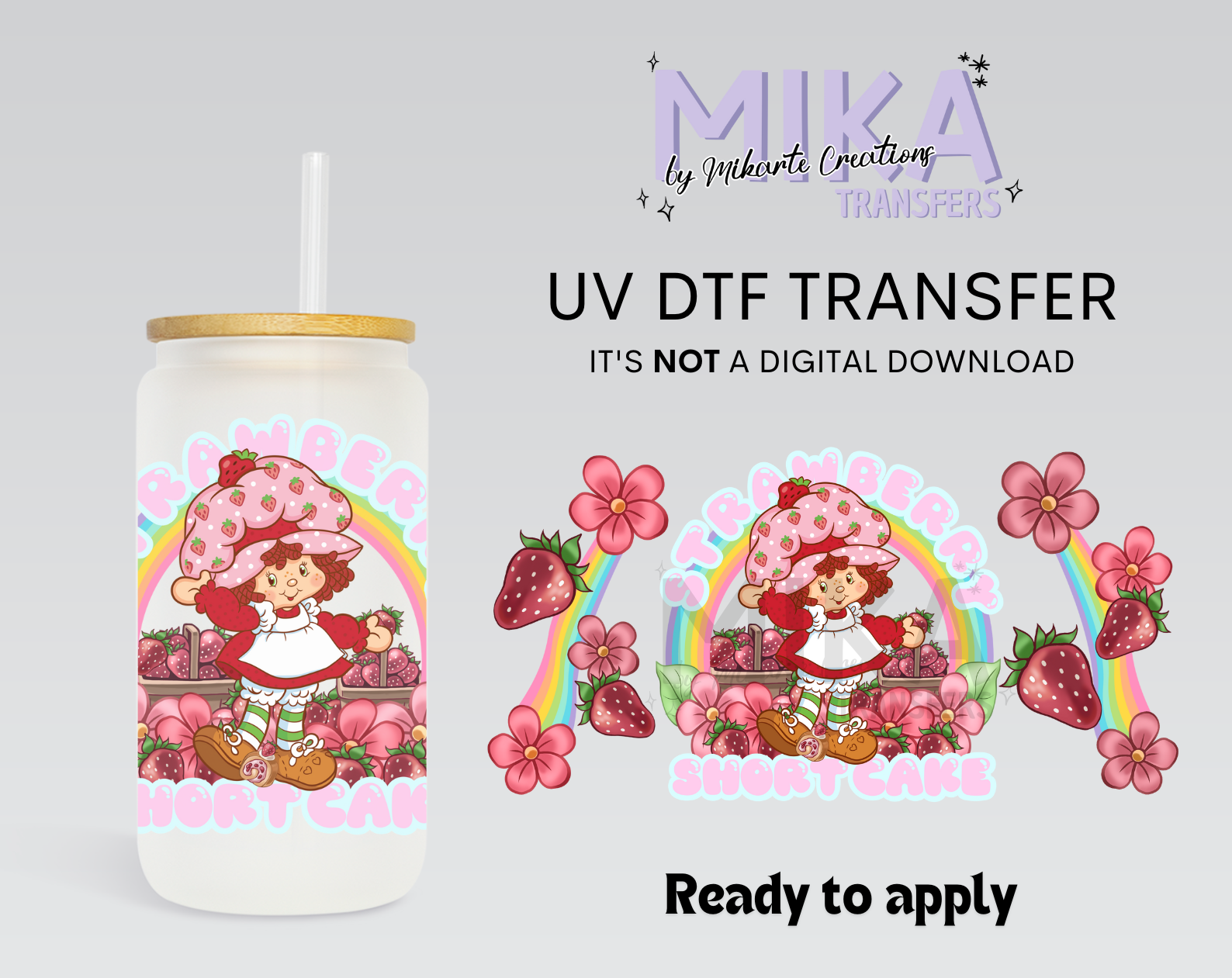 Strawberry S.cake | UV DTF