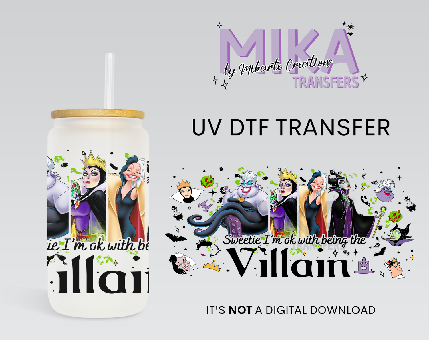 Villain | UV DTF Wrap