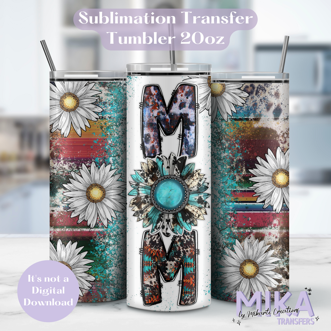 Mom | Tumbler Sublimation Transfer