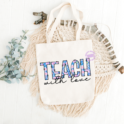 Teach with Love | PNG Digital Design