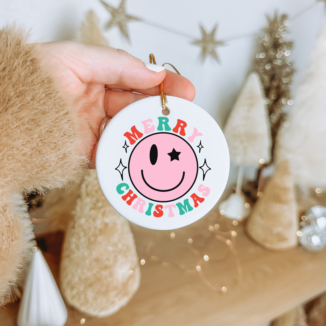 Merry Christmas | Ornament UV DTF Sticker