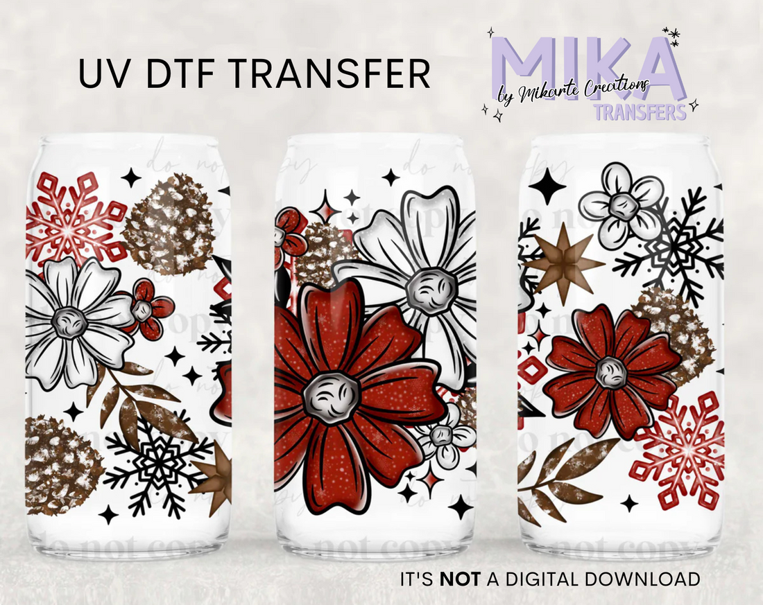 Christmas Florals | UV DTF