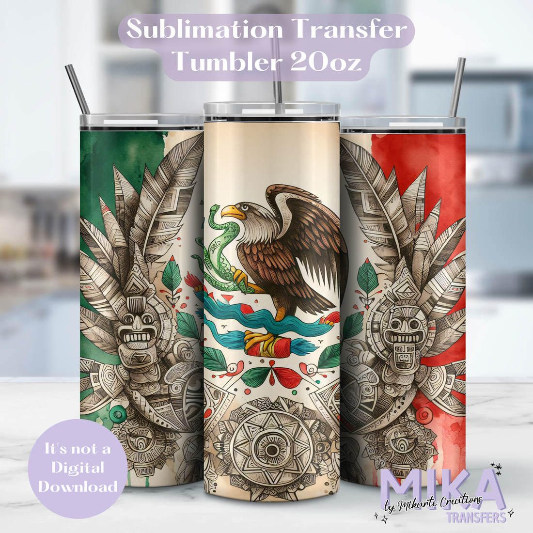 Mexico | Tumbler Sublimation Transfer